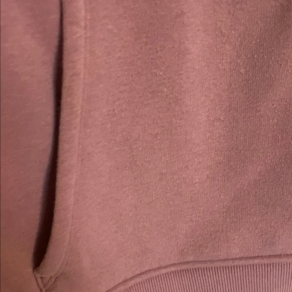 Athleta Mauve Hoodie size M with hood and draw string - Picture 5 of 9